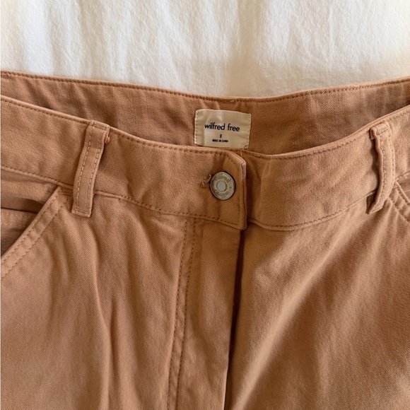 Aritzia Women's Straight Leg Utility Pants - Brown - Picture 2 of 5